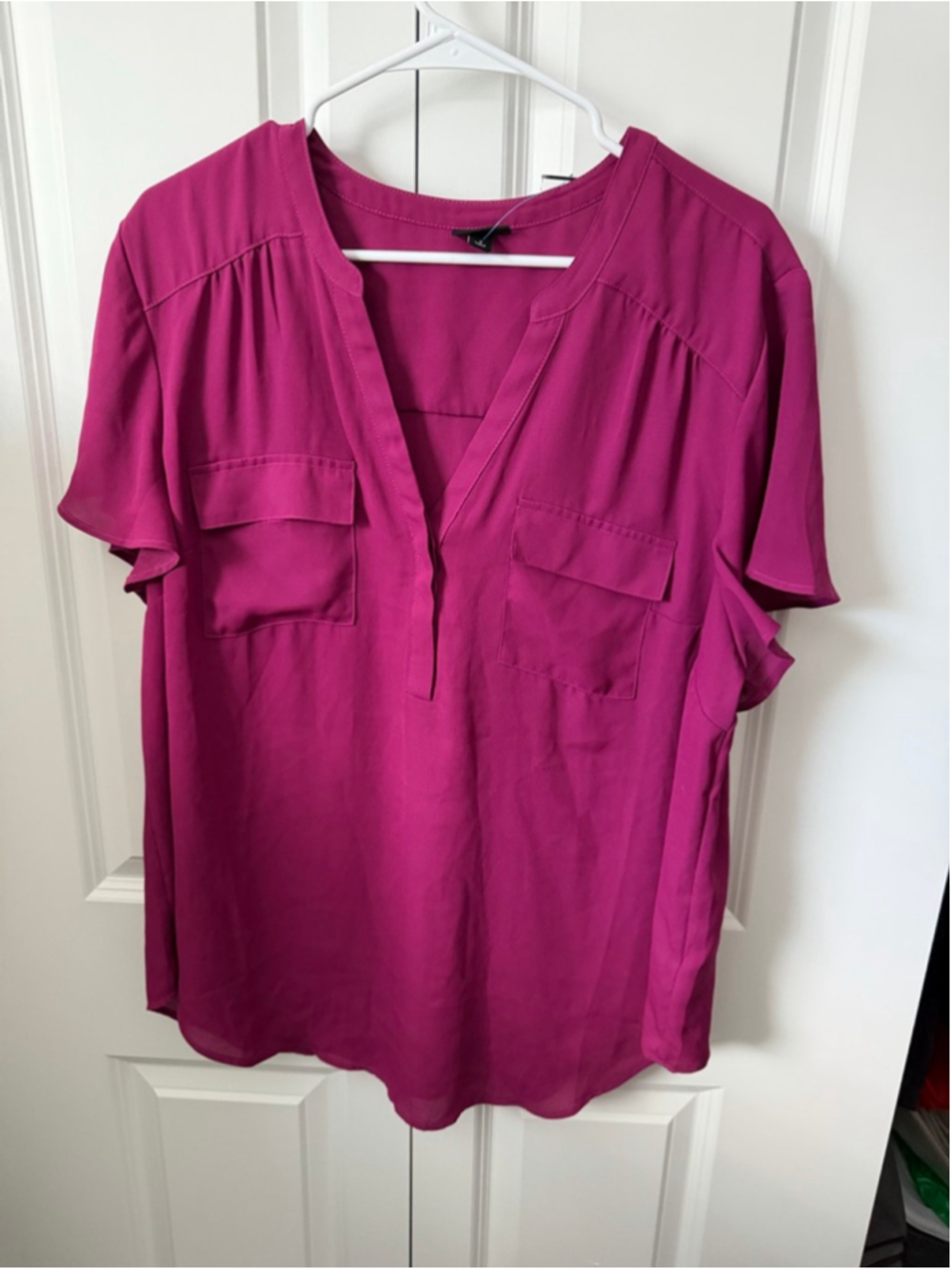 TORRID Harper Fuchsia Blouse 2X
